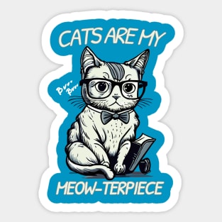 Cat Meow Terapist Sticker